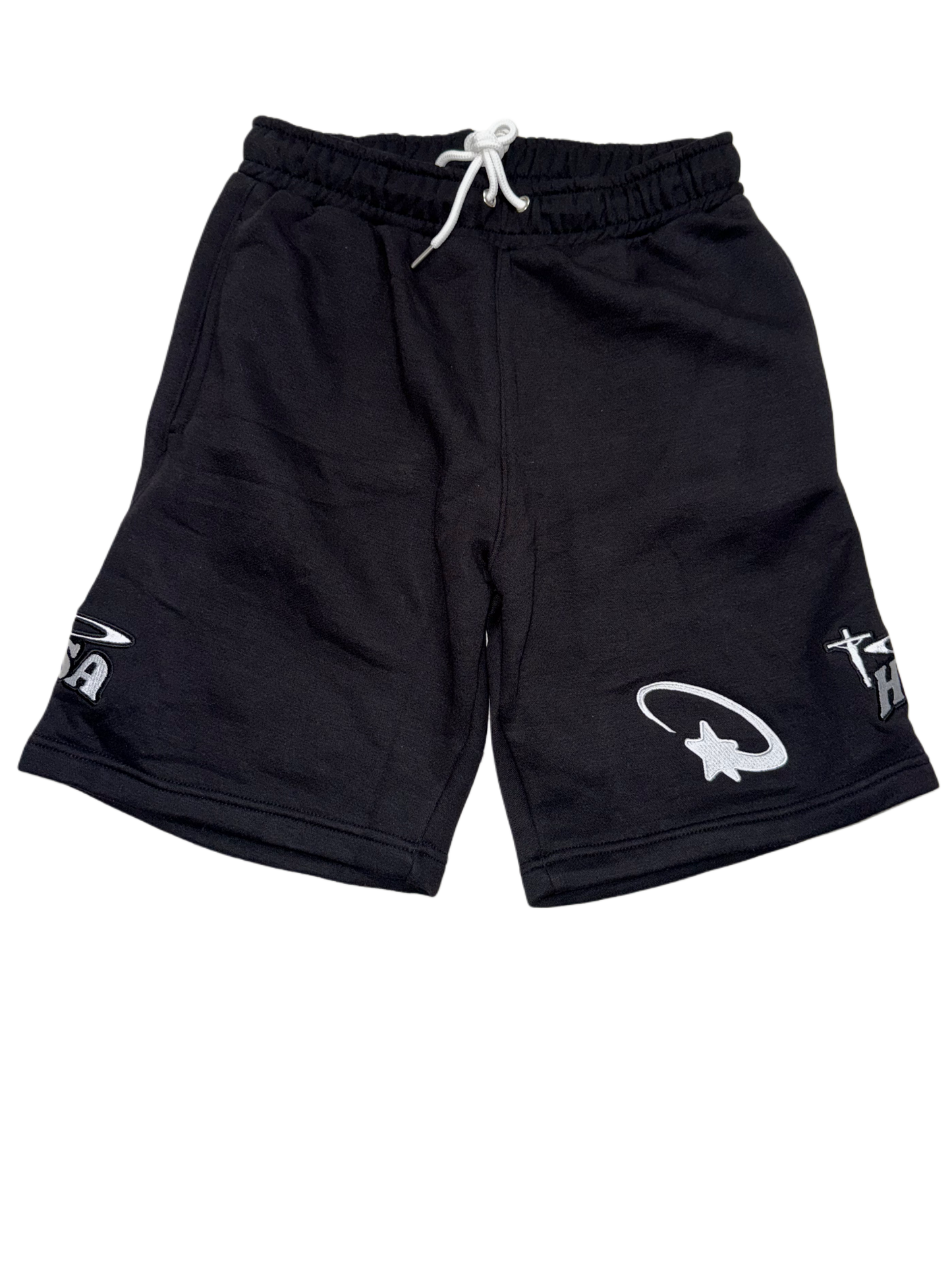 Black "Shoot4DaStars" Shorts