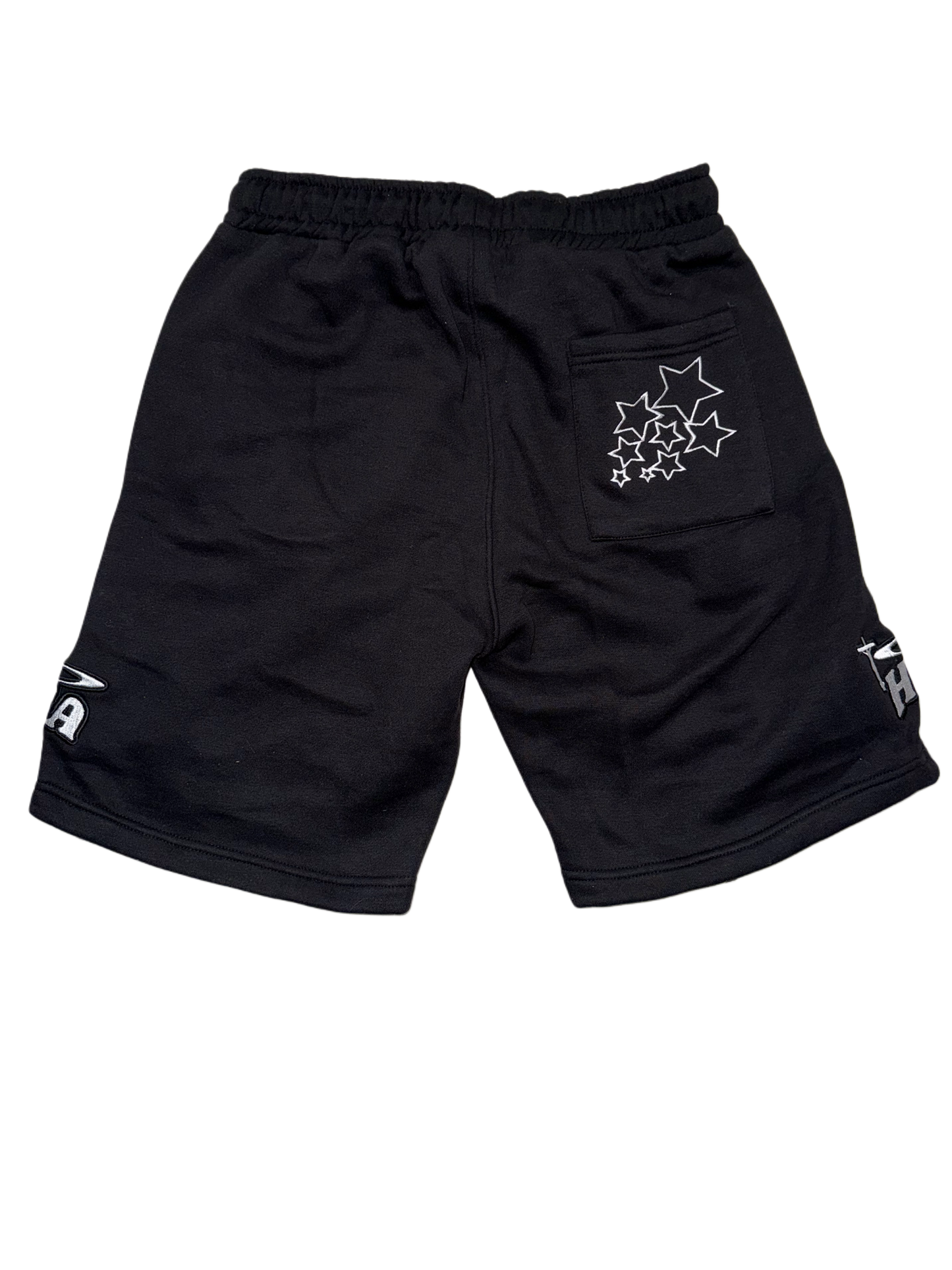 Black "Shoot4DaStars" Shorts