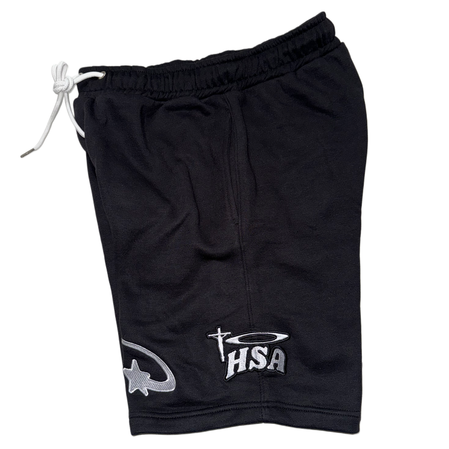 Black "Shoot4DaStars" Shorts