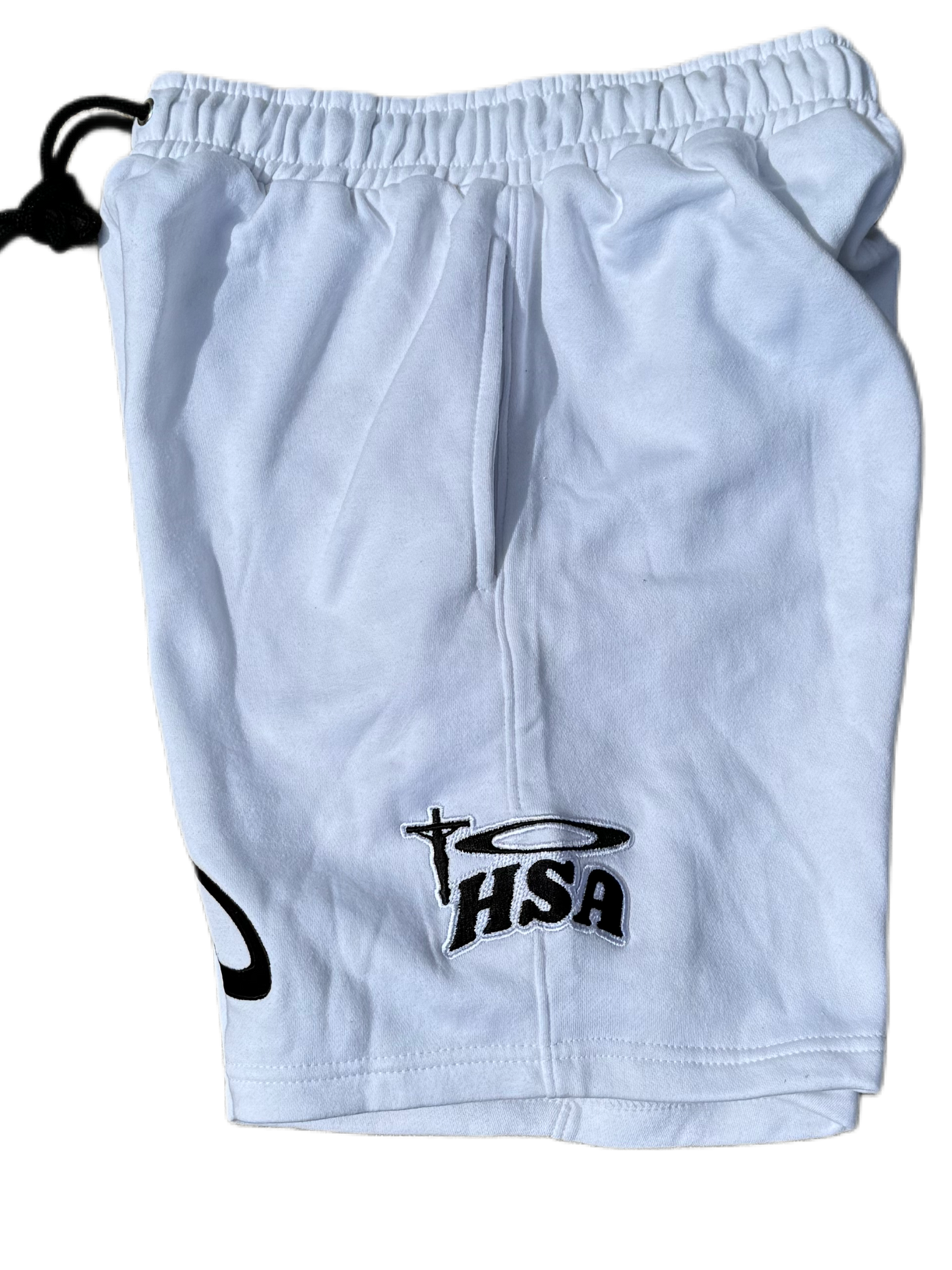 White "Shoot4DaStar" Shorts