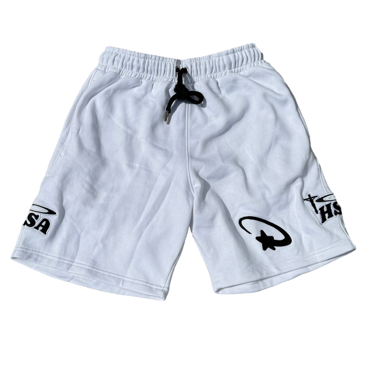 White "Shoot4DaStar" Shorts