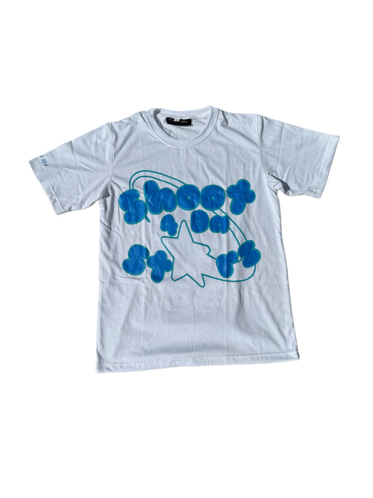 Blue “Shoot4DaStars” shirt